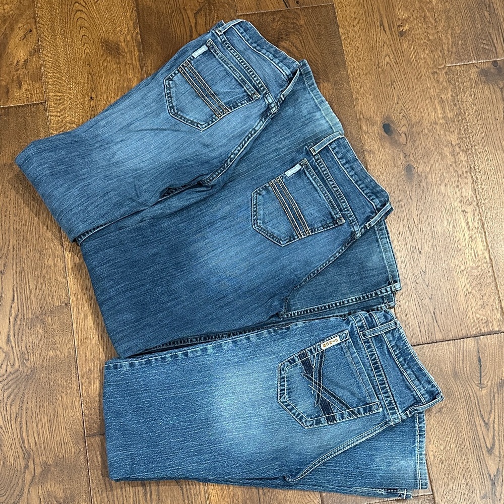 Cinch Men's Straight Leg Jeans in Dual Blue Tones